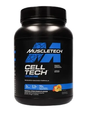 MuscleTech Cell-Tech 3 Flavours 2 Sizes 2700g / 1400g BCAA Creatine Monohydrate • $95.36