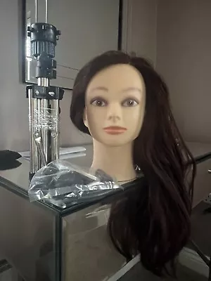 £25 • Buy Human  Hair Practice Training Head Mannequin. Hairdressing / Hair Extensions.