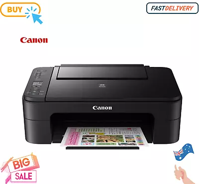 $70.89 • Buy Canon Pixma Printer TS3160 Wireless Scanner Copier Student Home Office WIFI Ink