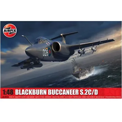 Airfix Blackburn Buccaneer S 2C/D Military Aircraft Model Kit A12012 Scale 1:48 • £53.95