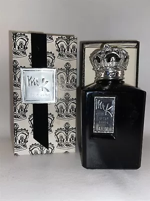 MR K Mary Kay Men Cologne After Shave Lotion Silver Crown 4 Oz Vintage Rare  • $24.95