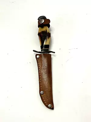 Vintage 60's/70's Voos Schlieper 3 Arrows & Fist 3  Knife W/original Sheath • $35.95