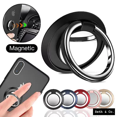 Phone Ring Holder Finger Grip 360° Magnetic Stand Mount For Mobile Phone FLICK  • £3.29