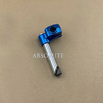 BLUE Alloy 13/16  21.1MM O S BMX BIKE 4 BOLT QUILL STEM SCHWINN CRUSIER BICYCLE • $26.99