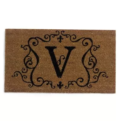 EvergreenCoir MatCoir Insert Monogram  V  • $19.99