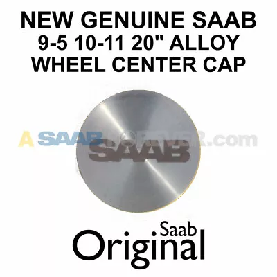 NEW GENUINE SAAB NG 9-5 10-11 20 INCH WHEEL CENTER CAP 60mm OEM SILVER 12824370 • $22.99