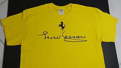 $16.85 • Buy ENZO FERRARI T-SHIRT Prancing Horse Scuderia La F12 V12 F430 458 F50 F40 488 348