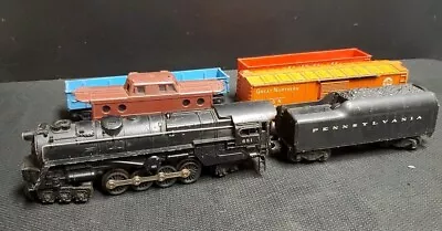 Lionel Pennsylvania Turbine And Tender #681 Untested With Cars Lot Of 6  • $75