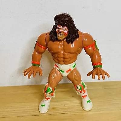 WWE WWF Hasbro Series 2 - Ultimate Warrior Wrestling Figure Excellent Condition • £14.99