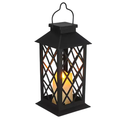 Universal Outdoor Garden Decorative Candle Lantern With LED Flameless Light • $10.40