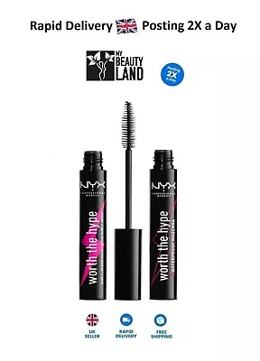 NYX Professional Makeup Worth The Hype Mascara Volumizing & Lengthening *Sealed* • £8.99