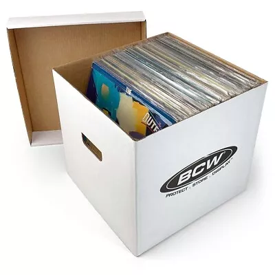 BCW Cardboard Record Storage Archive Box For 33 RPM 12  Vinyl LP Record Albums  • $25.90