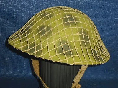 WW2 Helmet - British MkII With Sand & Stone Desert Cam • $195