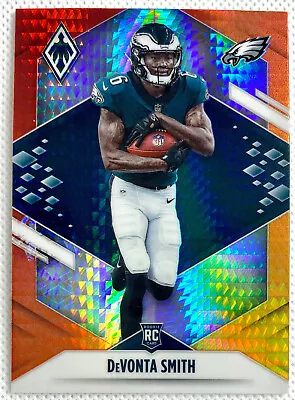 $5.95 • Buy 2021 Panini Phoenix DeVonta Smith Rookie Fire Burst Card RC Philadelphia Eagles