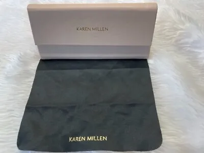 £3.99 • Buy Used- Karen Millen Pink Glasses / Sunglasses Case & Cloth - Proceeds To Charity