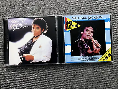 Michael Jackson Lot 2 CD The 12  Mixes Australia + Thriller Special Edition RARE • $24.99