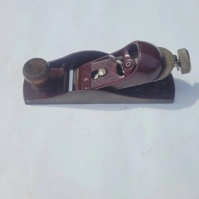 £28.55 • Buy Stanley No.220 Block Plane Made In USA Vintage Maroon