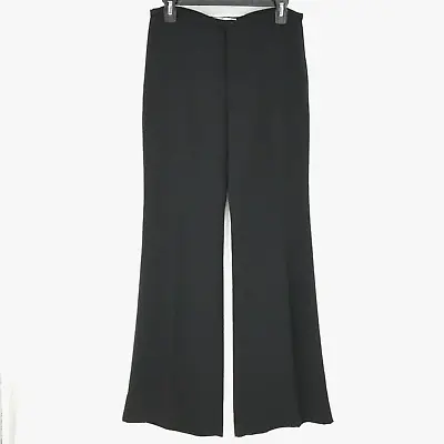 Vertigo Black Dress Pants Size 6 Womens Stretch Knit Wide Leg Crepe • $25.48