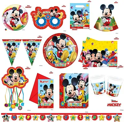 Mickey Mouse Clubhouse Party Tableware Decorations Kids Birthday Disney  • $4.36