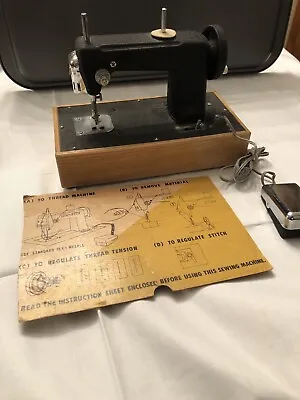 Vintage SEW-ETTE Battery Powered Miniature Metal Sewing Machine “not Tested” • $35