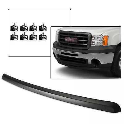 Black Front Hood Molding Trim Moulding For 07-13 GMC Sierra 1500 2500HD 3500 HD • $26