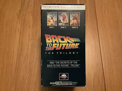 Back To The Future Trilogy Limited Edition 4 Tape Set Vhs • $35