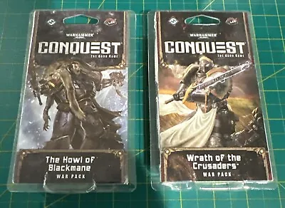 Warhammer 40000: Conquest  2 War Pack Wrath Of The Crusaders Howl Of Blackmane • $42.57