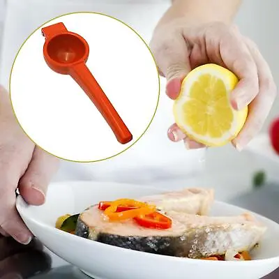 Lemon Squeezer Easy To Clean Portable Durable Kitchen Tools Lime Juicer Metal • £8.58