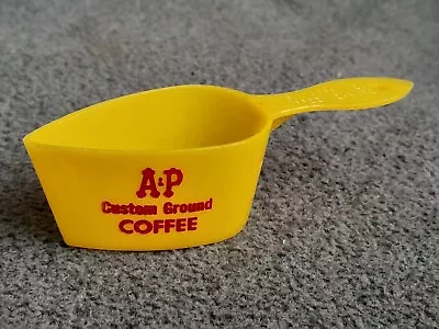 Vintage Yellow A&P Grocery Stores Custom Ground Coffee Scoop Measure Spoon  • $9