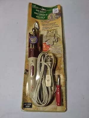 Clover Mini Iron II The Adapter Use For Quilting Sewing Floral Crafting Etc • $39.98