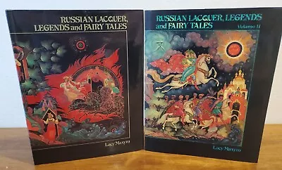 Russian Lacquer Legends And Fairy Tales Volume 1 & 2 Lucy Maxym BOTH SIGNED! • $49.95