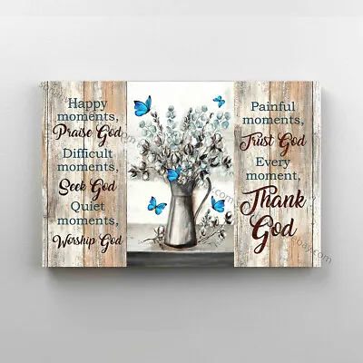 $15.42 • Buy Happy Moments Praise God Poster, God Poster, Wall Art Poster, Gift Poster_1584