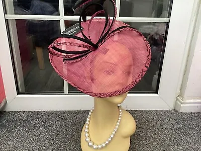 Ladies Pink Fascinator Weddings/Races/Occasions New With Defects By M&S • £12