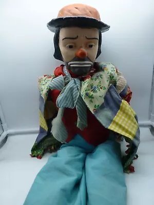 Vintage Emmett Kelly 30  Ventriloquist Dummy Doll Juro Novelty • $50