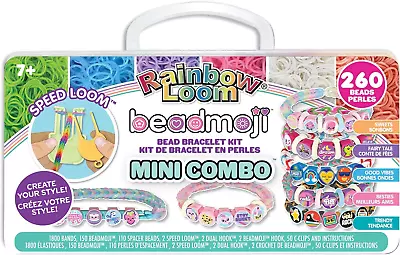 Beadmoji Mini Combo Kit De Pulsera De Cuentas Banda De Goma Para Bricolaje Nueva • $27.91