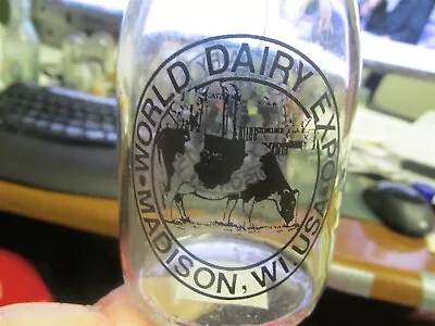 Madison WI. World Dairy Expo Milk Bottle RPHP 1964 WISCONSIN WISC WIS • $9.99