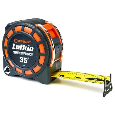 Crescent Lufkin 35' X 1-3/16  Shockforce Dual Sided Tape Measure L1135 • $21.67