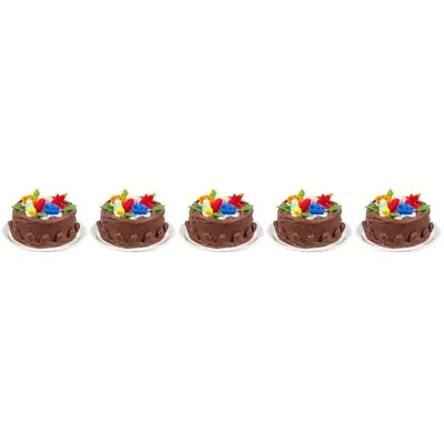  Set Of 5 Mini Cupcakes Realistic Artificial Faux Replica Fake • £22.98