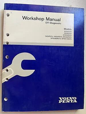 Volvo Penta EFI Diagnostic Workshop Manual 7797354 Bn3 • $18.95