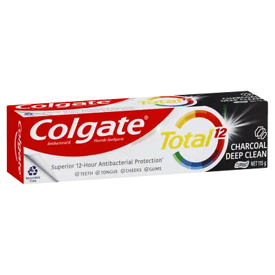 Colgate Total Charcoal Deep Clean Toothpaste 115g Antibacterial Fluoride • $16.74