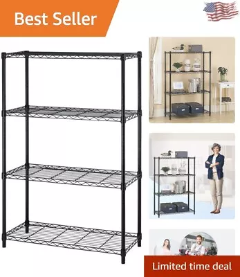 Large Capacity Metal Storage Shelves - Adjustable Heavy Duty Wire Shelf Rack • $46.49