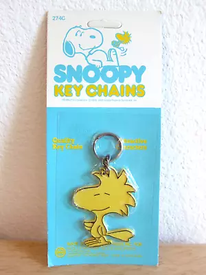 Vintage Peanuts SNOOPY Keychain Hollywood New On Card Hong Kong CUTE! • $14.97