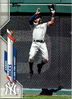 2020 Topps #252a Aaron Hicks • $0.99