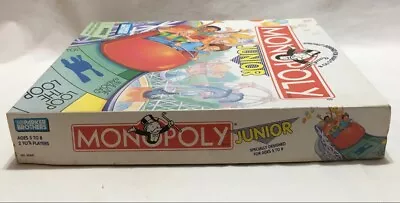 VINTAGE MONOPOLY JUNIOR 1996 PARKER BROTHERS BOARD GAME Missing Instructions • $11.20