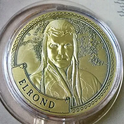 Elrond Lord Of The Rings 38mm Collectors Coin In Capsule • £12.95