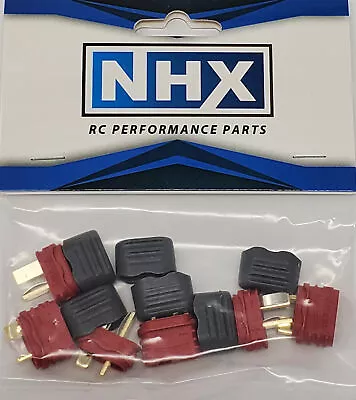 NHX RC Deans T Plug Adapter Connector Male / Female 3Pairs/Bag • $6.49