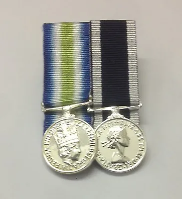 Court Mounted Miniature Medals Falklands & Royal Navy LSGC Mini • £26