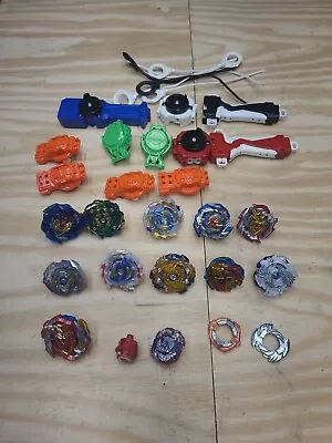 Beyblade Lot Of 11 + Parts Free Shipping  • $39