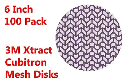 $71.99 • Buy 3M™ 710W Xtract™ 6  Net Sanding Discs Cubitron II ™ Hook And Loop 100 Pack