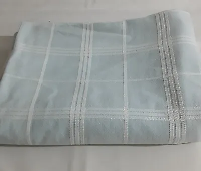 Vintage Traditional 100% Cotton Check Table Cloth L78  W52  • £15